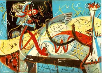 Jackson Pollock's psychotic art